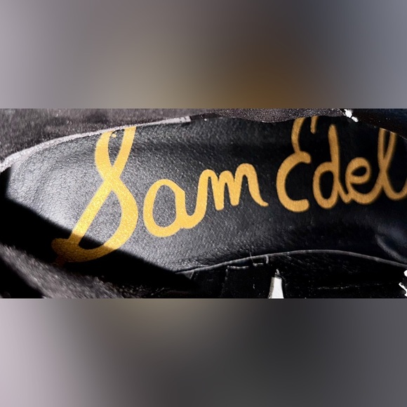 NWOT 💠 Sam Edelman “Jennifer” Combat-Moto Boots in Off-White Leather Size 9 - Picture 15 of 15